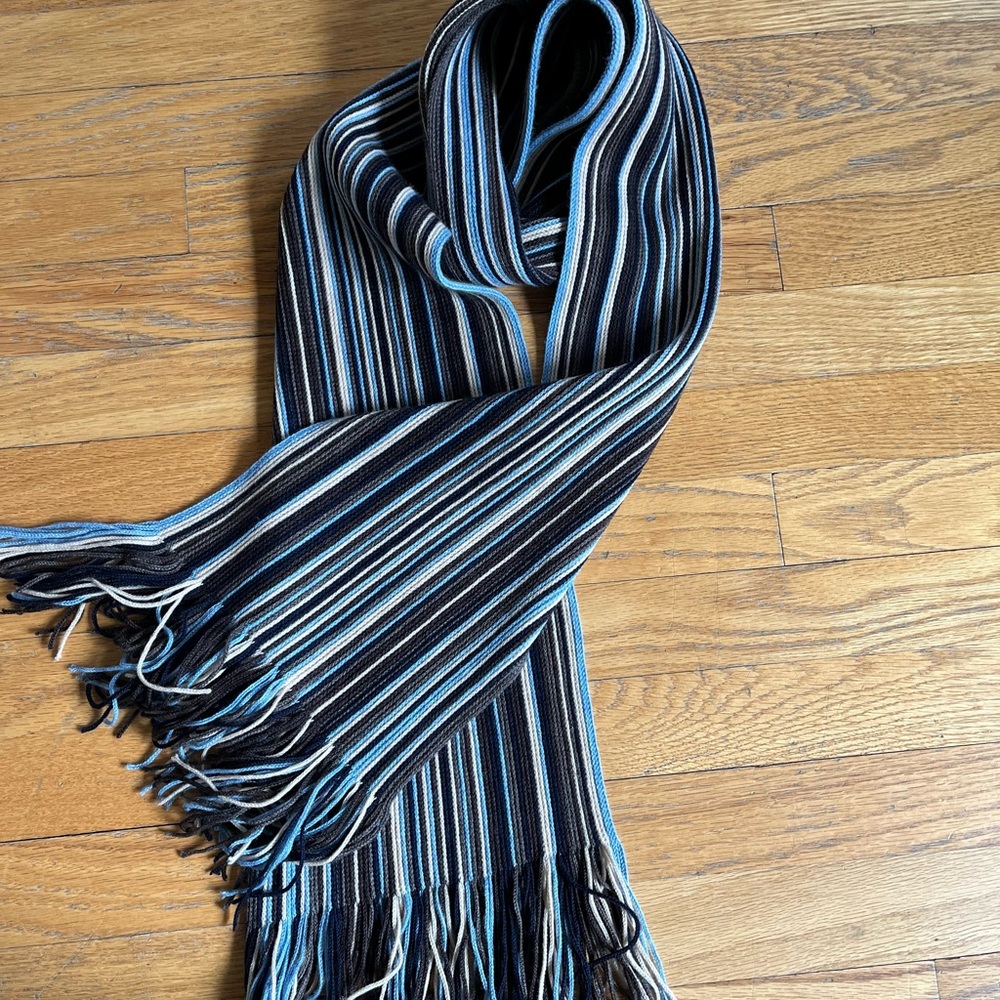 CASHMERE & ACRYLIC SCARF - Picture 3 of 6